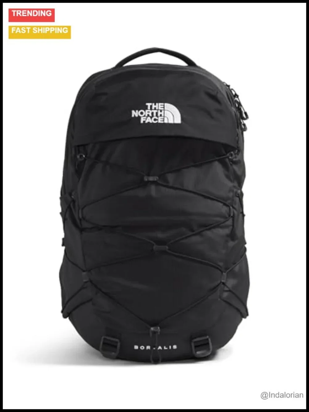 Water Repellent Laptop Backpack with Bungee System and Ergonomic Support